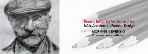 NCA Islamabad entry test preparation class, Drawing, Aptitude, Interview, Portfolio